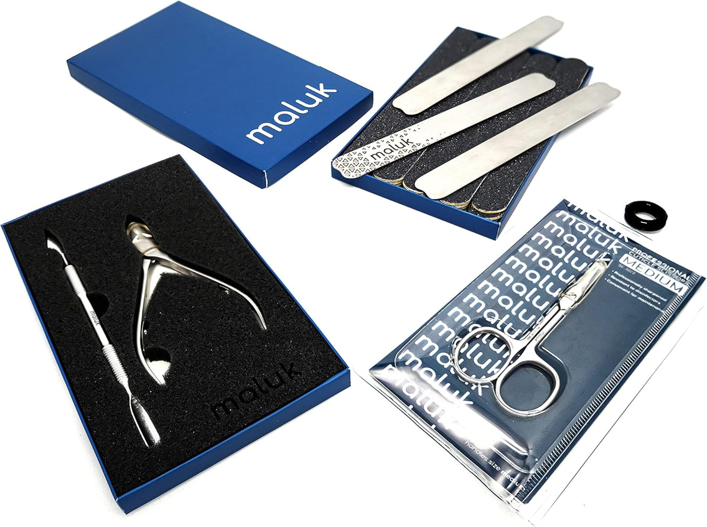 Professional Cuticle Scissors Maluk Left Small