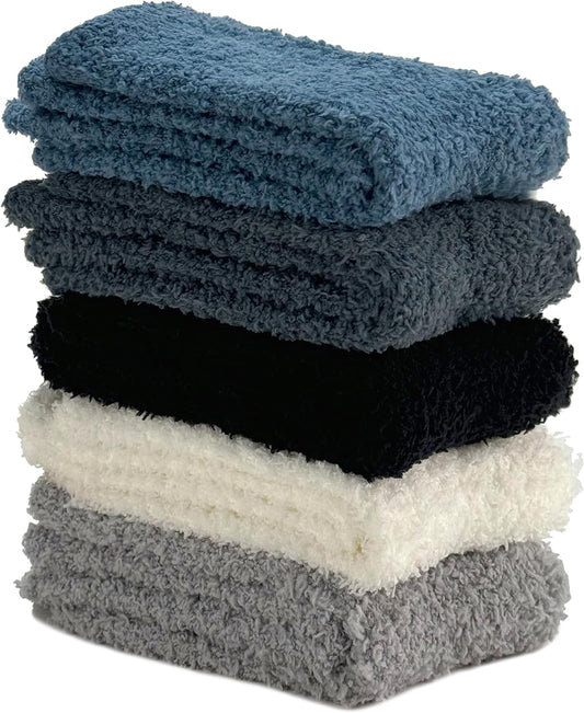 TEHOOK Warm & Cozy Gifts for Women, Stocking Stuufers, Fluffy Fuzzy Plush Sleeping Slipper Socks - Soft Warm Fabric