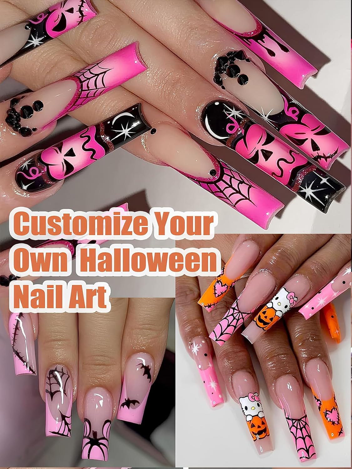 12 Colors Nail Art Pens, 3D Quick Dry Nail Point Graffiti Dotting Liner Pen Sets Nail Art Painted Pen Drawing Nail Design Kit for Halloween/Christmas Nail DIY Decoration