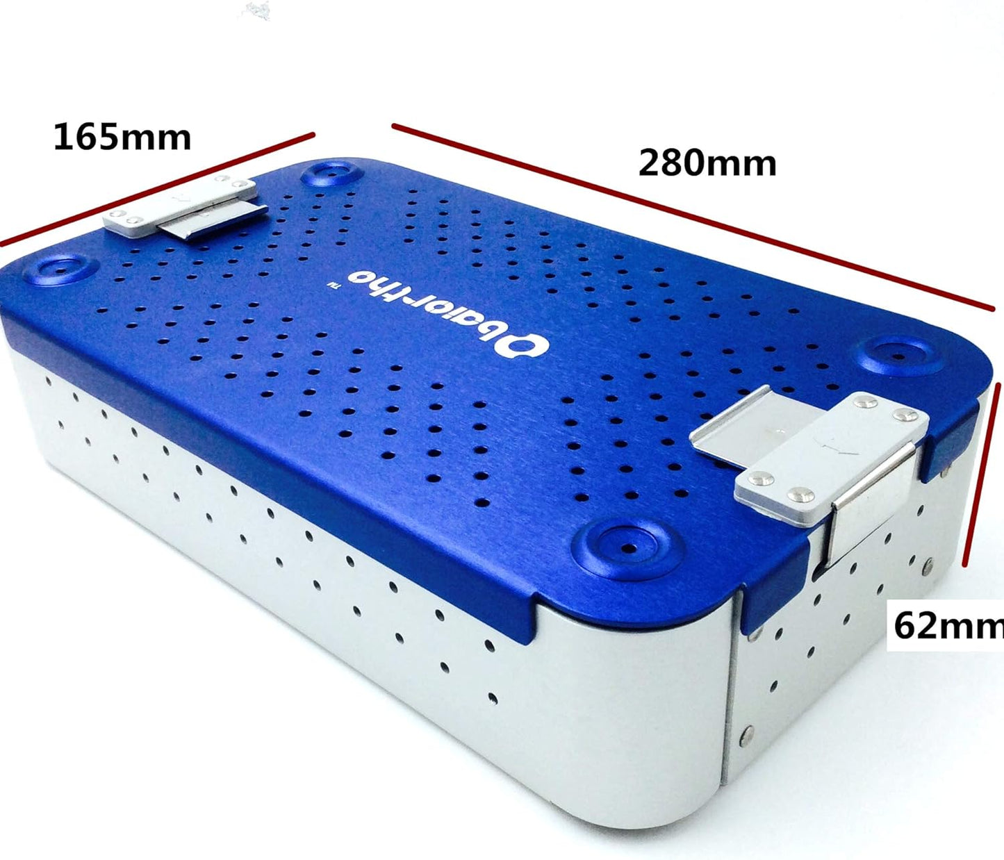 aluminium alloy sterilization tray case 280mm ophthalmic plastic orthopaedic orthopedics