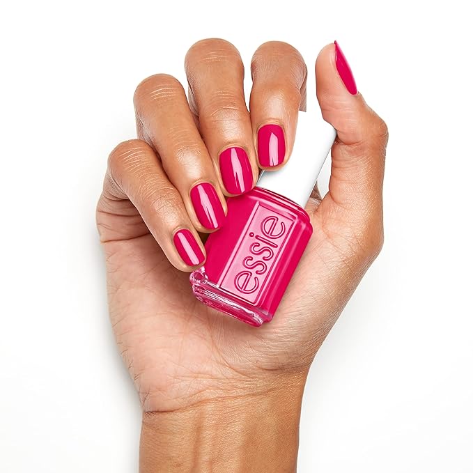 Essie Nail Polish, Salon-Quality, 8-Free Vegan, Bright Fuchsia, Bachelorette Bash, 0.46 fl oz