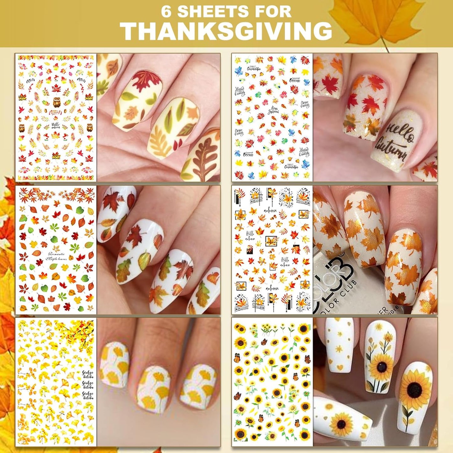 30 Sheets All Holiday Nail Art Stickers, Variety Pack Seasonal Nail Decals for All Year, Self-Adhesive Pegatinas Uñas St. Patrick's Independence Day Halloween Fall Christmas Heart Design