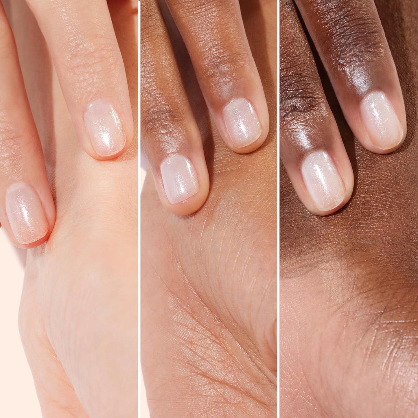 Manucurist Active Shine Illuminating & Care Nail Polish - Nail Concealer - No Lamp - Ultra-Shiny 2 in 1 Nude Gel Polish: Nail Strengthener and Growth, Highlighter & Care - Damaged Nails Repair
