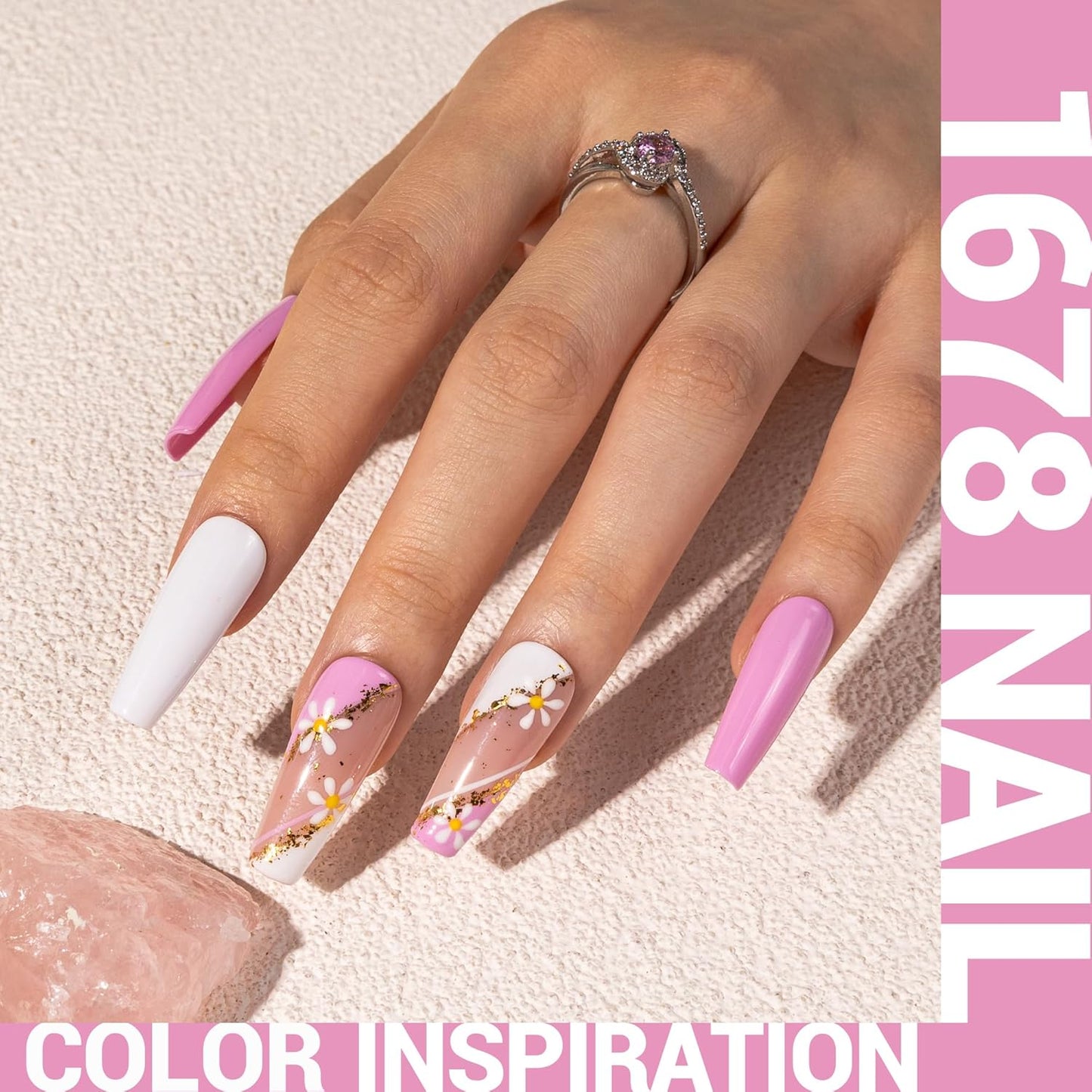MelodySusie Thick Purple Pink Gel Nail Polish,0.5fl oz Rose Nails Soak Off UV LED Pretty Pink Gel Polish Gift for Women Nail Art Manicure Salon DIY Nail Design Decoration at Home-A1608