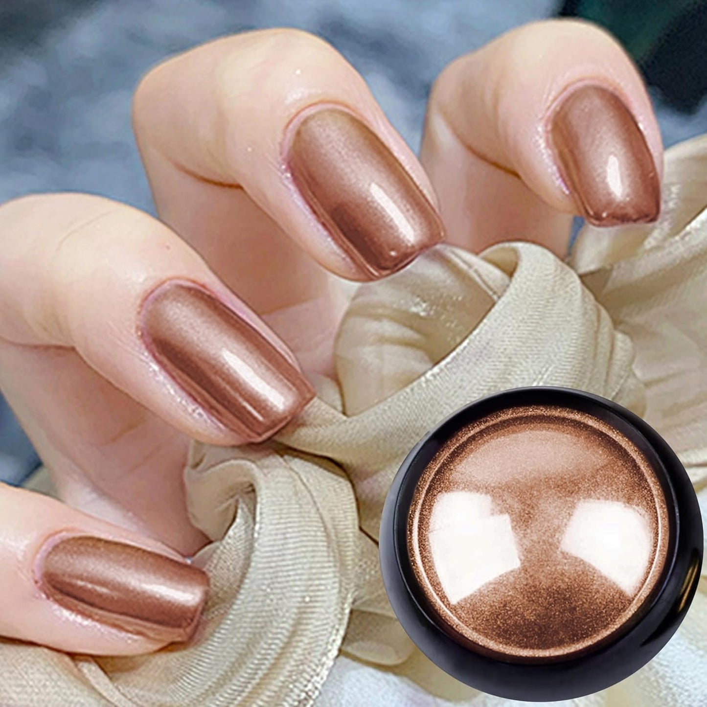 Chrome Nails Powder,6Colors Aurora Nail Powder Mirror Luster Charm Effect Chrome Nail Powder Kit,fairy chrome powder nails,chrome powder for gel nails,Chrome Powder for Acrylic Nails