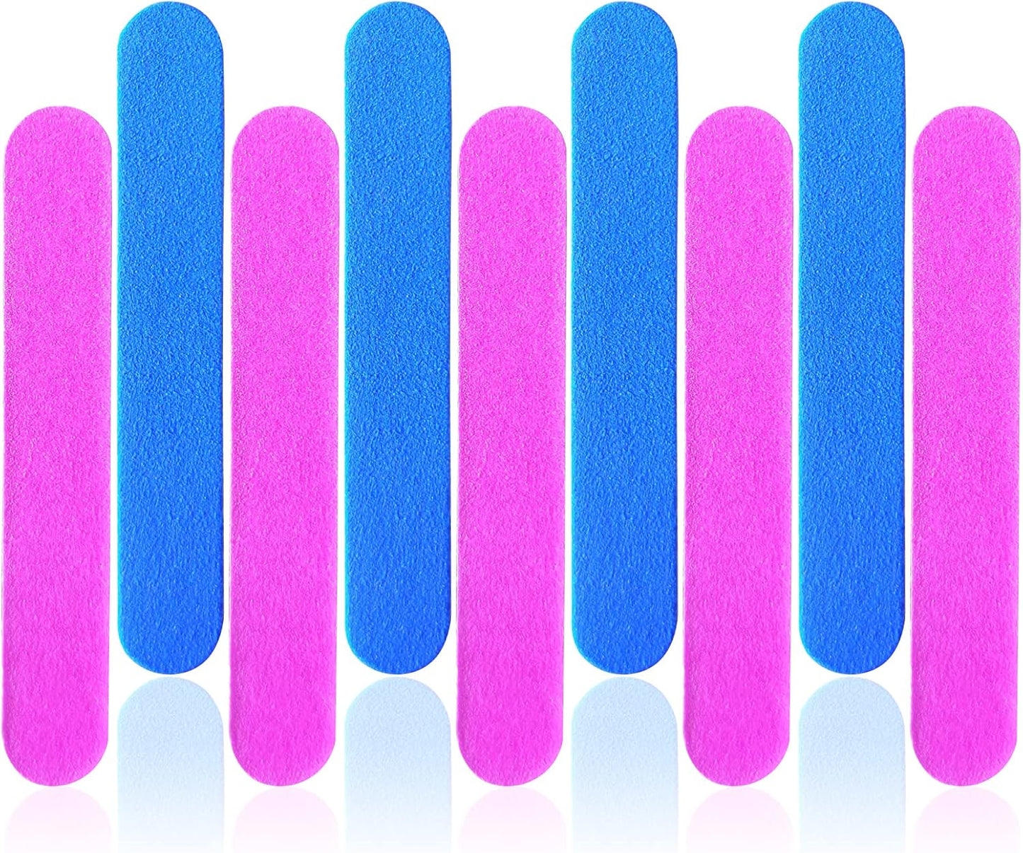 200 Pcs Disposable Nail Files Professional Double Sided Emery Boards Manicure Pedicure Tools（3.35Inch）