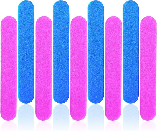 200 Pcs Disposable Nail Files Professional Double Sided Emery Boards Manicure Pedicure Tools（3.35Inch）