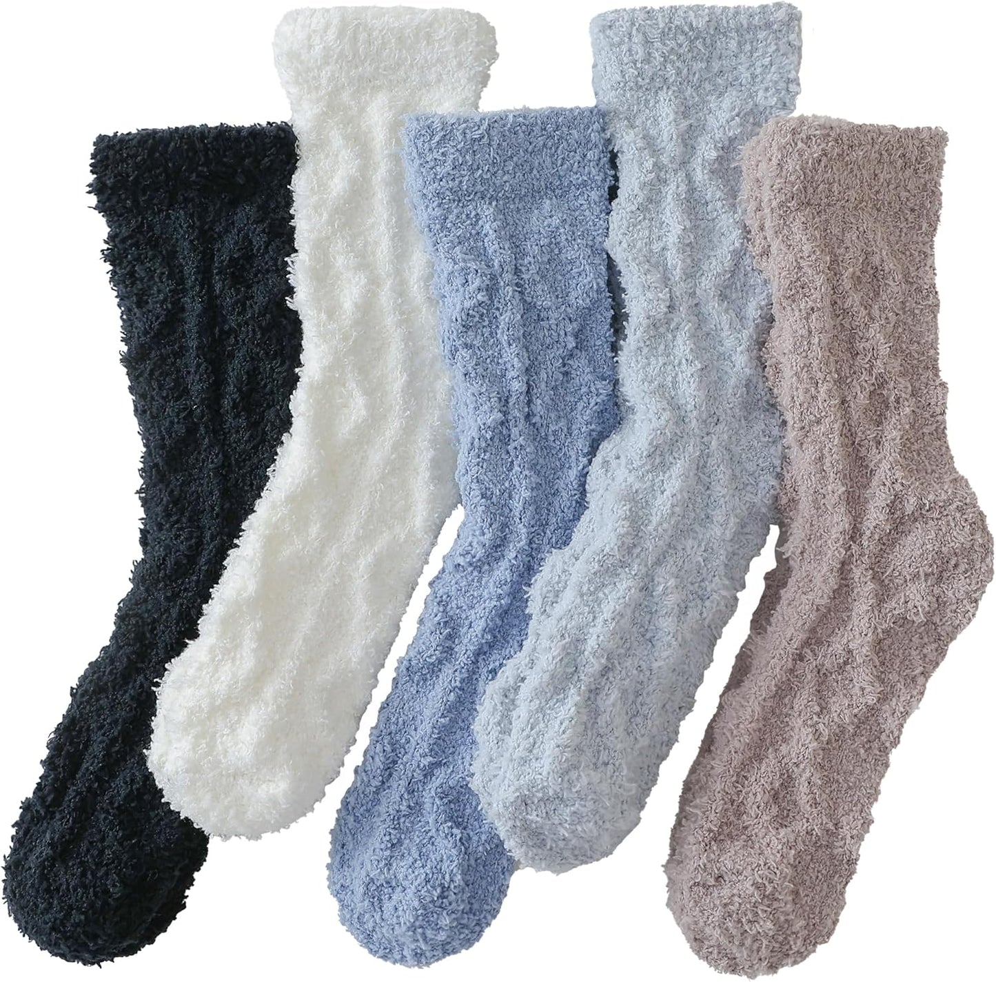 TEHOOK Warm & Cozy Gifts for Women, Stocking Stuufers, Fluffy Fuzzy Plush Sleeping Slipper Socks - Soft Warm Fabric