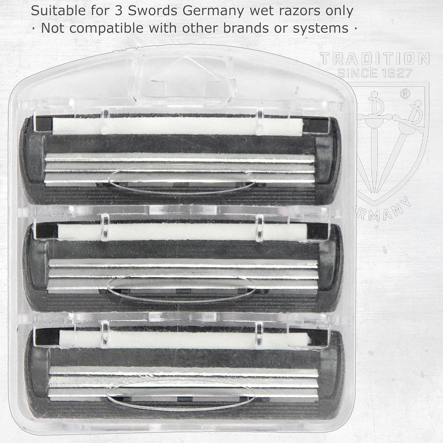3 Swords Germany - Replacement blades for Men's Travel Set
