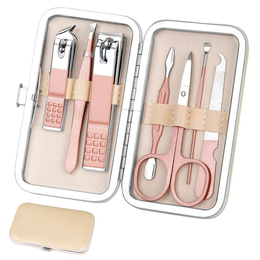 Manicure Set Women Nail Clippers Set Nail kit Manicure Pedicure Kits Professional Grooming Kit Nail Care Gift for Women Nail Sets Ultra Sharp Suitable for Home Travel Foot Hand Care Tools
