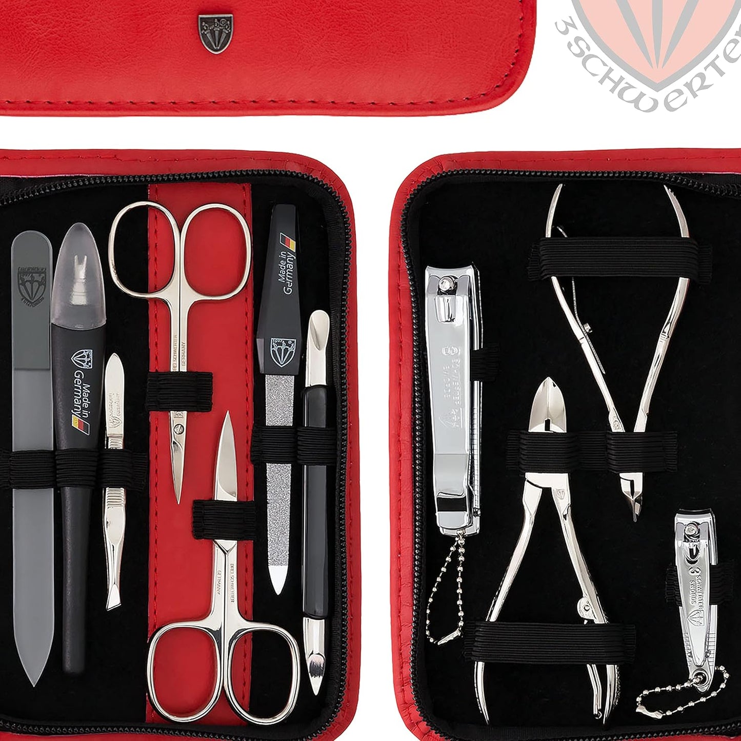 3 Swords Germany – manicure pedicure set kit - Made in Germany/Solingen