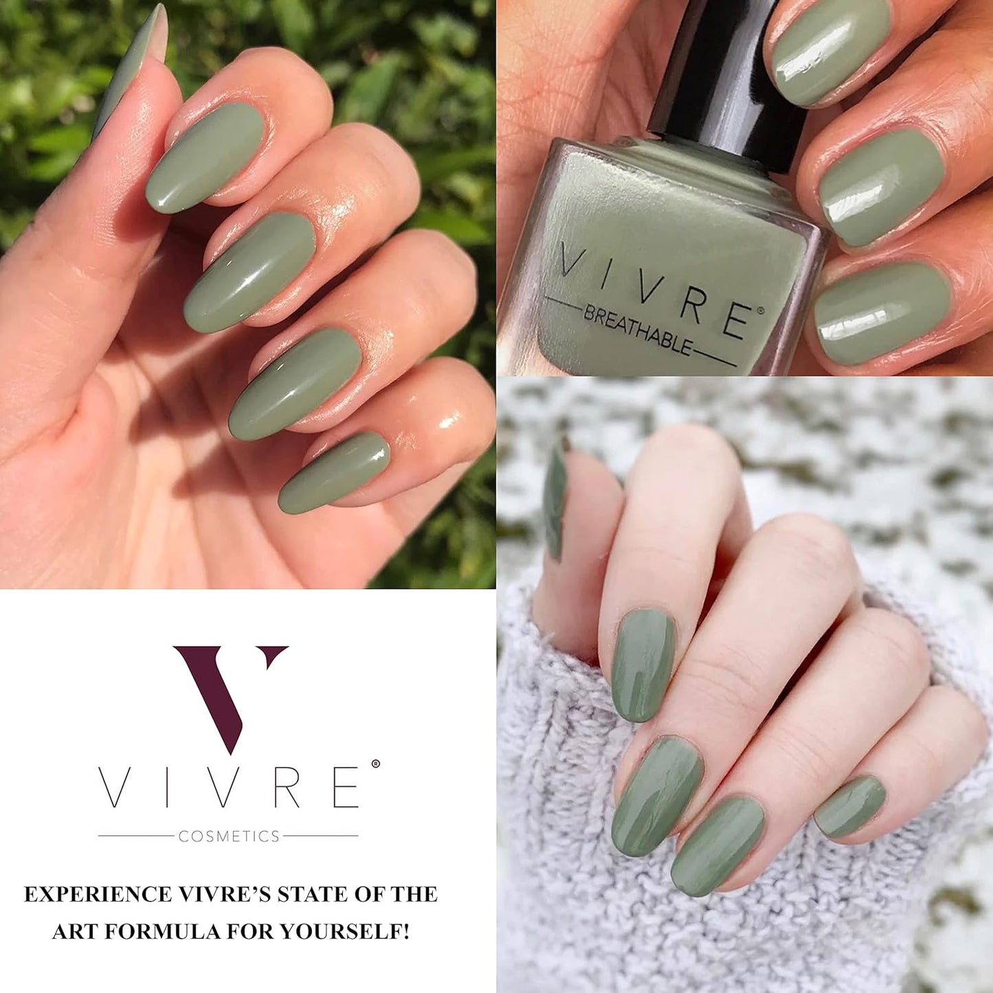 VIVRE Cosmetics Nail Polish - Quick Dry, Shiny, Halal for Girls, Vegan, Non-Toxic for Women, Long Lasting, Certified Breathable and Water Permeable - Take Me to the Spa