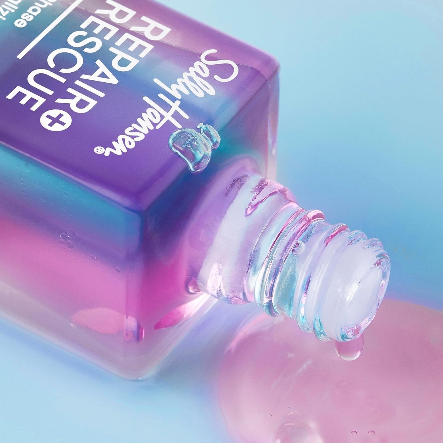 Sally Hansen Nail Treatment Repair + Rescue Bi-Phase Revitalizing Serum | Moisturizing Nail Serum with Glycerin | Hydrates & Revitalizes Nails