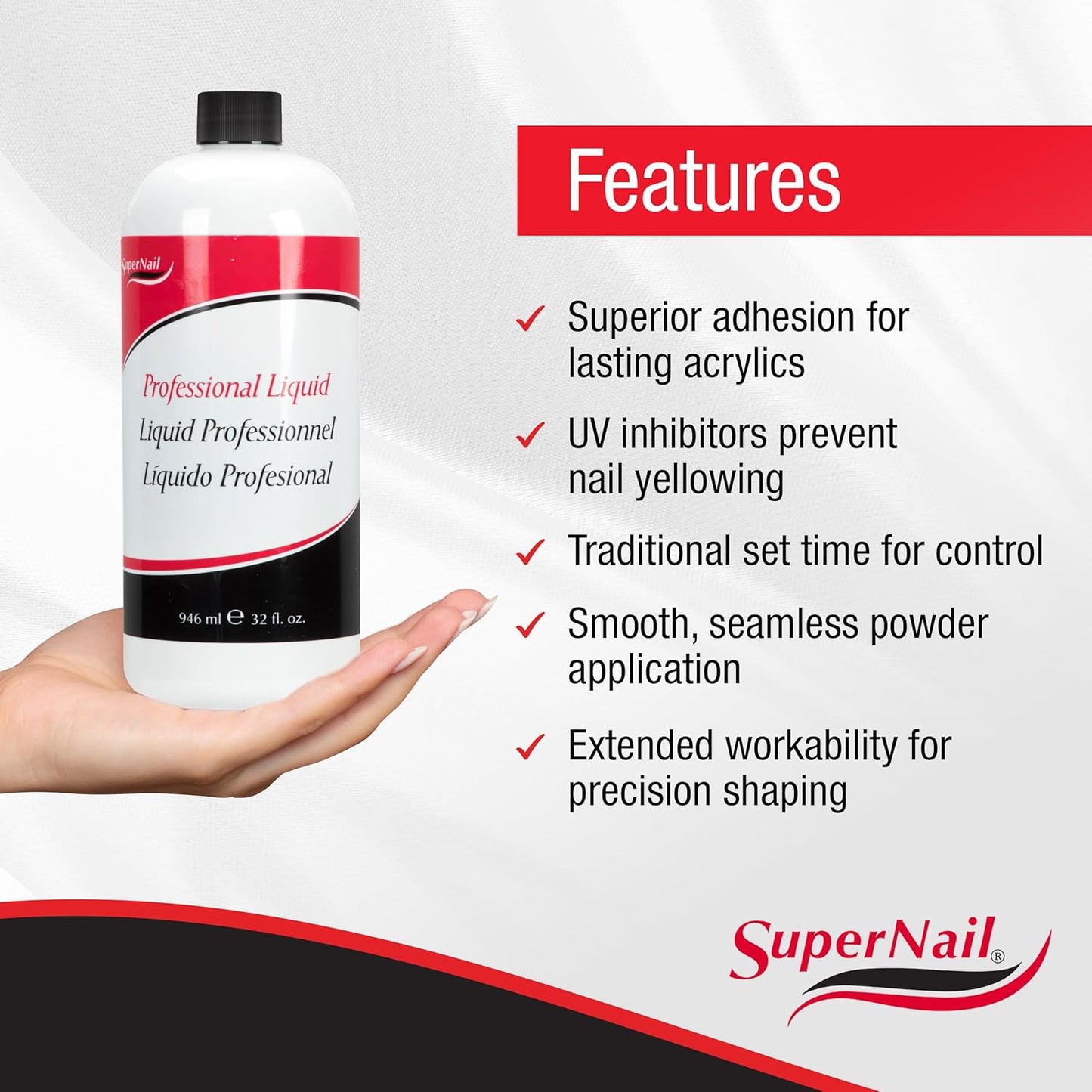 Supernail Nail Liquid, 32 Fluid Ounce