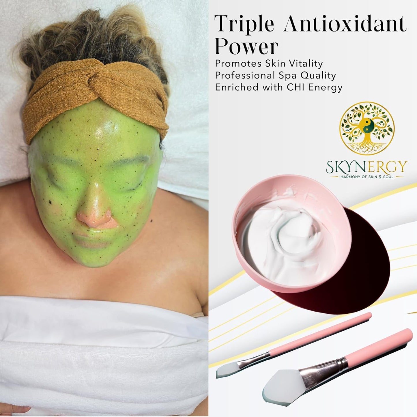 Chi Energy Elixir Jelly Mask - Professional Grade HydroGlo Jelly face Masks for facials professional Peel Off Face Mask for Skin Hydration,Radiance,Reduced Fine Lines,Pigmentation | 30 fl oz