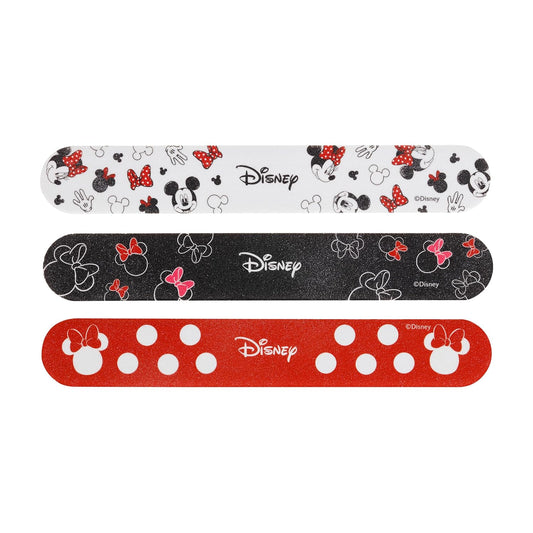 Tweezerman Disney's Mickey Mouse & Minnie Mouse Ear-esistible Nail Files (Pack of 3)