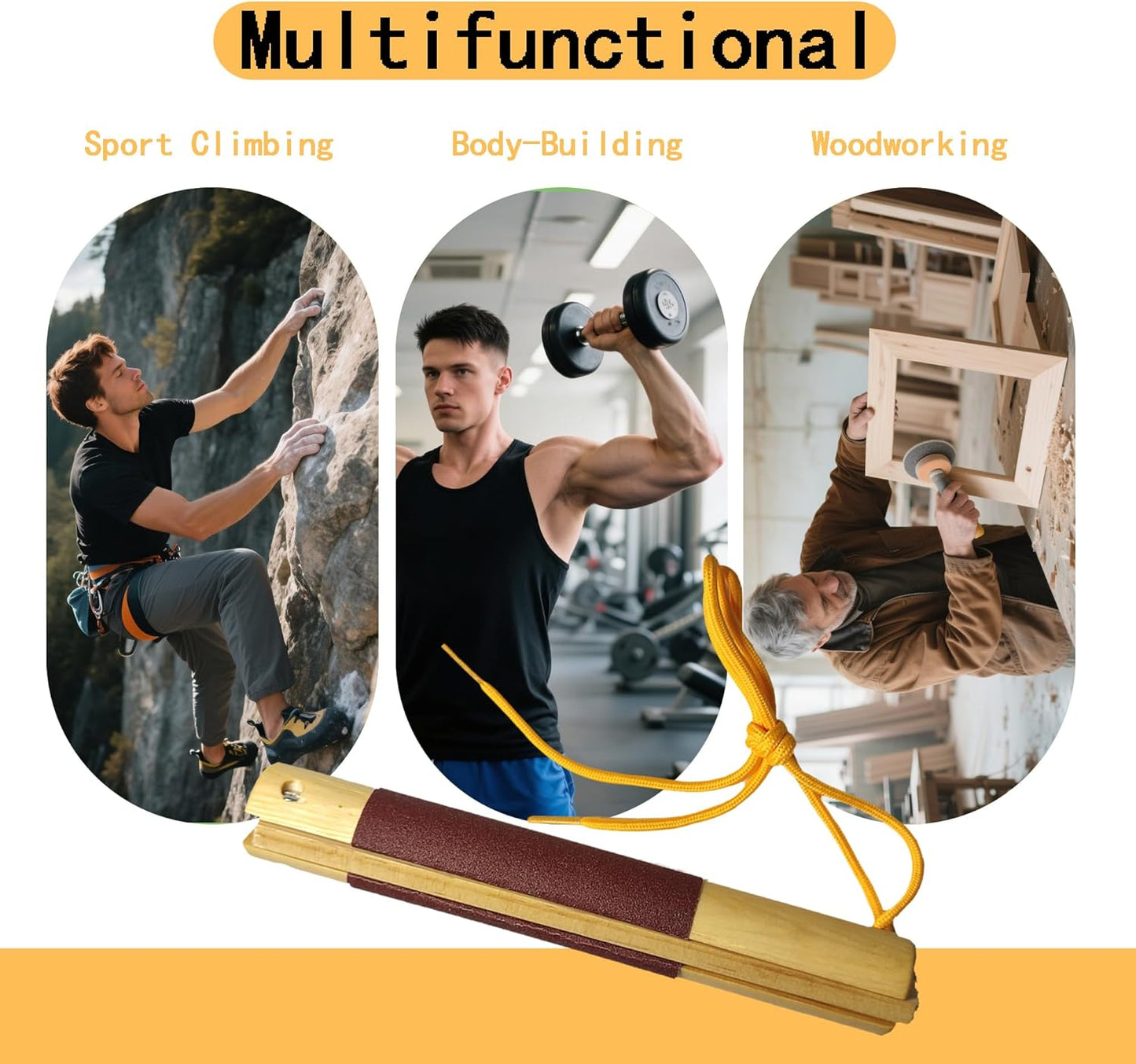 Callus Remover for Hands,Hands & Feet Callus File with 3 Grit Sandpapers (100/180/400), Durable Hand Callus Shaver for Crossfit, Climbing, Woodworking