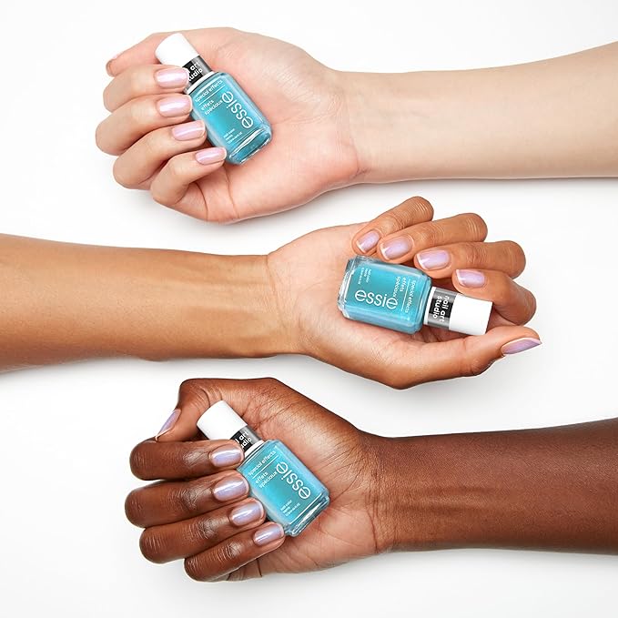 essie Nail Art Studio Special Effects Polish, Shimmer, Riviera Rush, Blue Nail Polish, Vegan, Bikini Snapped, 0.46 fl oz