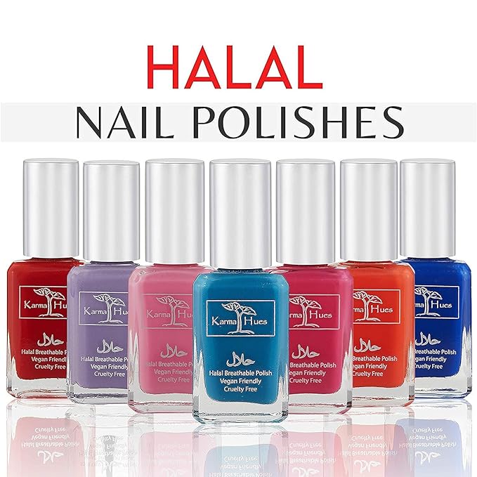 Karma Naturals Certified Halal Nail Polish - Breathable & Water Permeable, Wudu Friendly (Khadija)