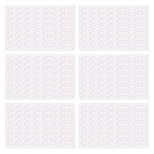 420 Pieces Lash Mapping Stickers, Lash Extensions Five-Point Positioning Stickers, Lash Extension Supplies, Eye Patch/Pads Lash Mapping Practice for Beginner/Tech Lash Artists (Simple Packaging)