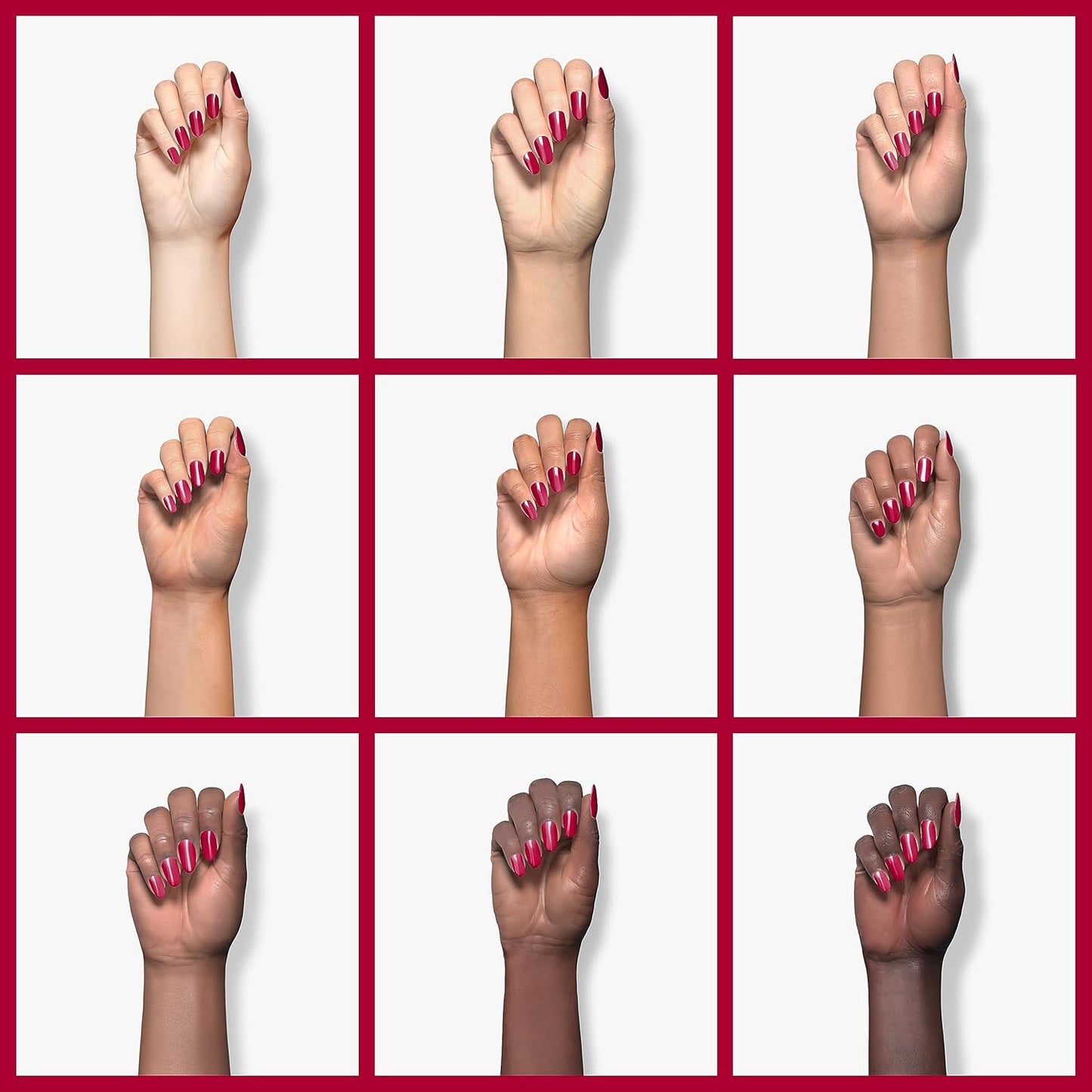 ella+mila Professional, Quick Dry, Long-Lasting & Chip-Resistant Red Nail Polishes (Bad Obsession - 0.45 fl oz)