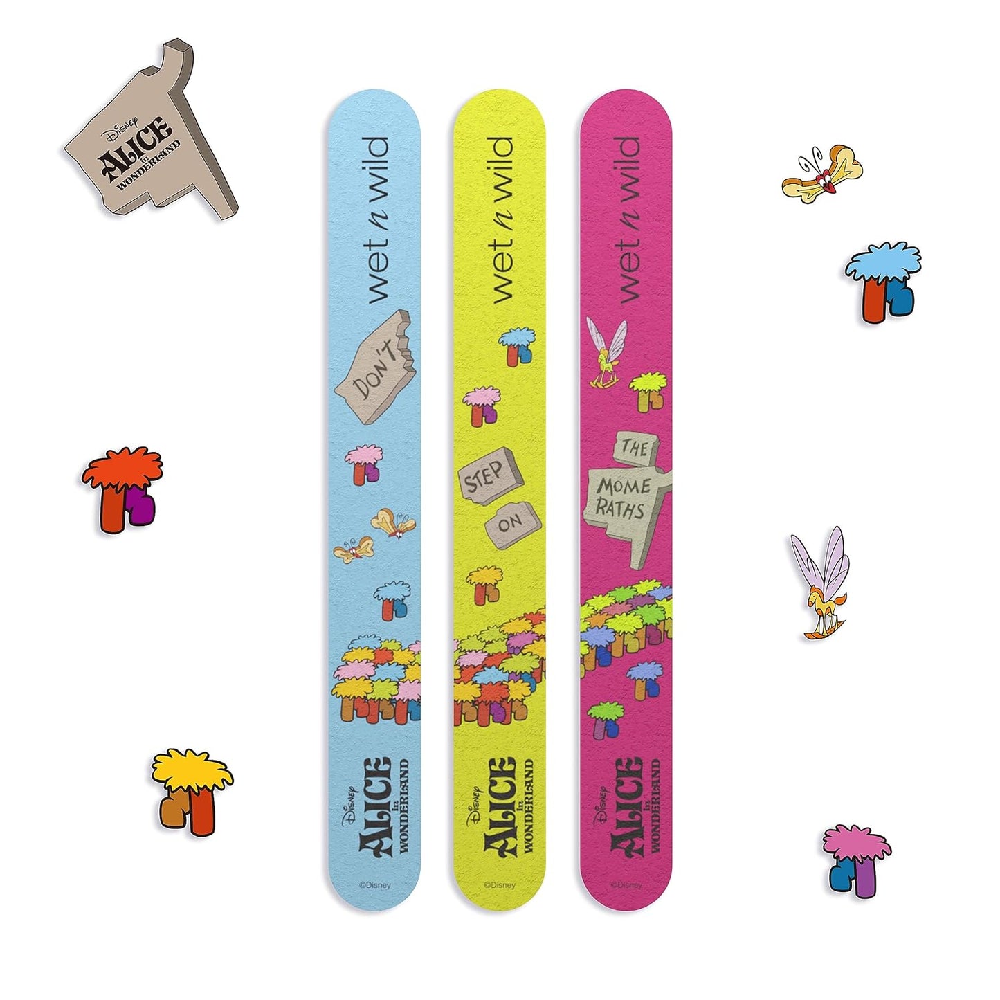 wet n wild Where Am I? 6-Piece Nail File Set Alice In Wonderland Collection