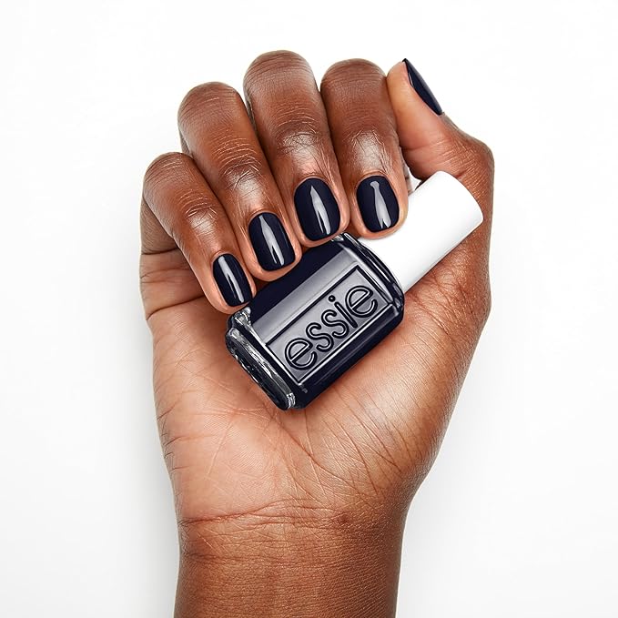 essie Nail Polish, Salon-Quality Blue Black Nail Polish, Vegan, After School Boy Blazer, 0.46 fl oz