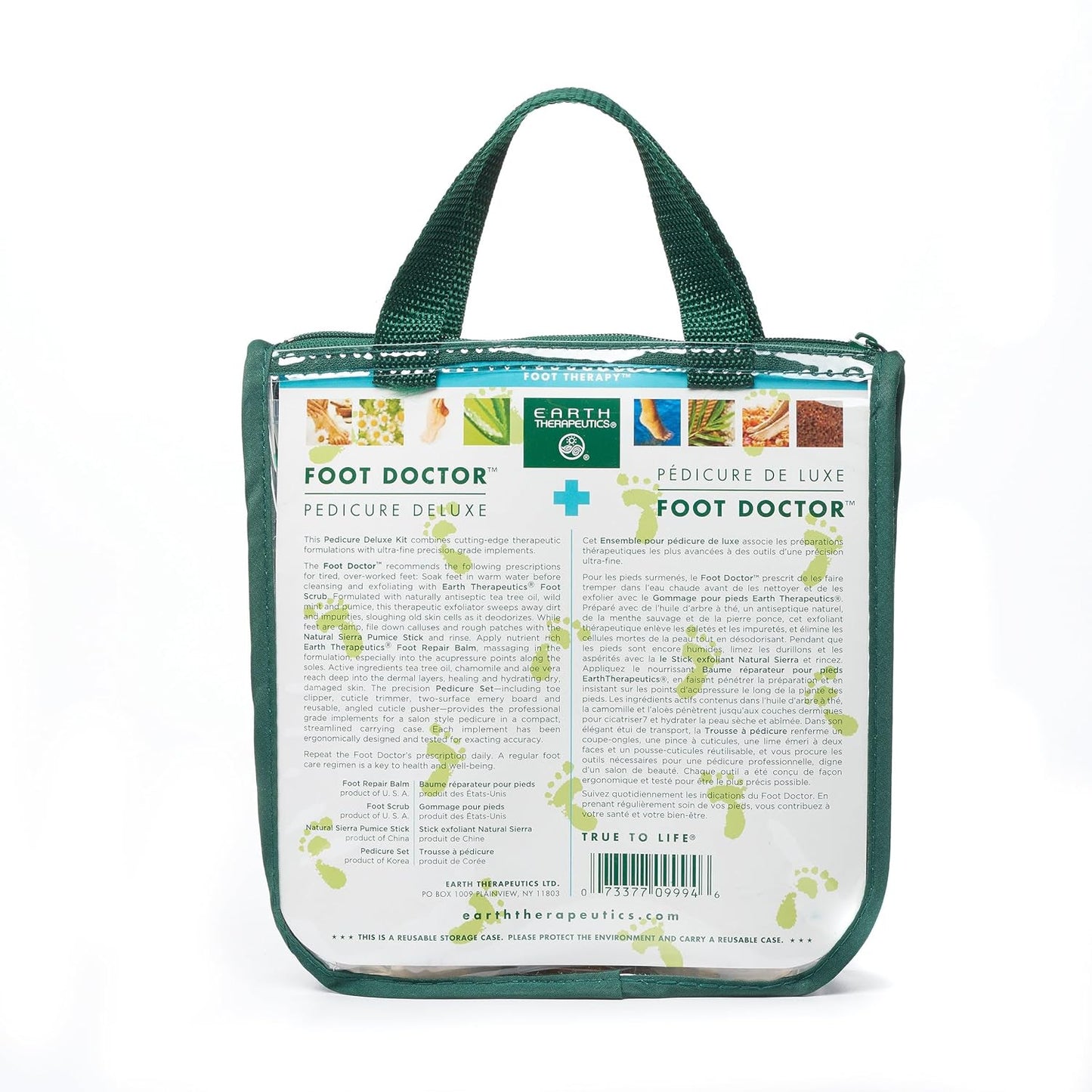 Earth Therapeutics "Foot Doctor" Pedicure Deluxe Kit