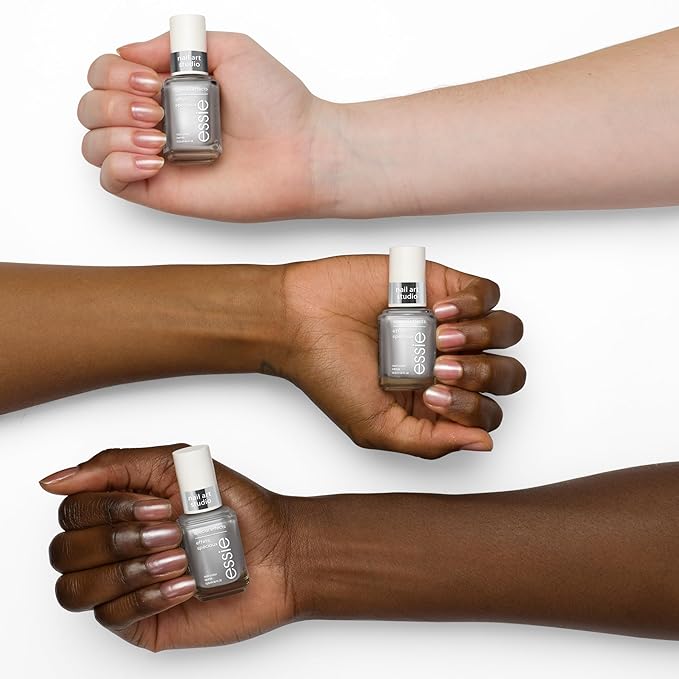 essie Nail Art Studio Special Effects Chrome Polish, Vegan, Silver Nail Polish, Cosmic Chrome, 0.46 Fl Oz