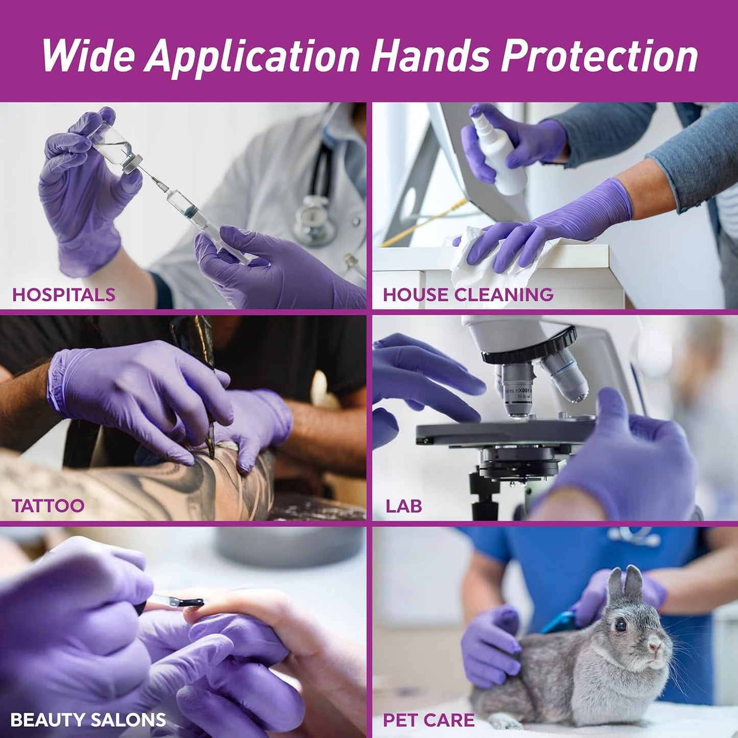 MedPride Powder-Free Nitrile Exam Gloves (Small (Pack of 100))