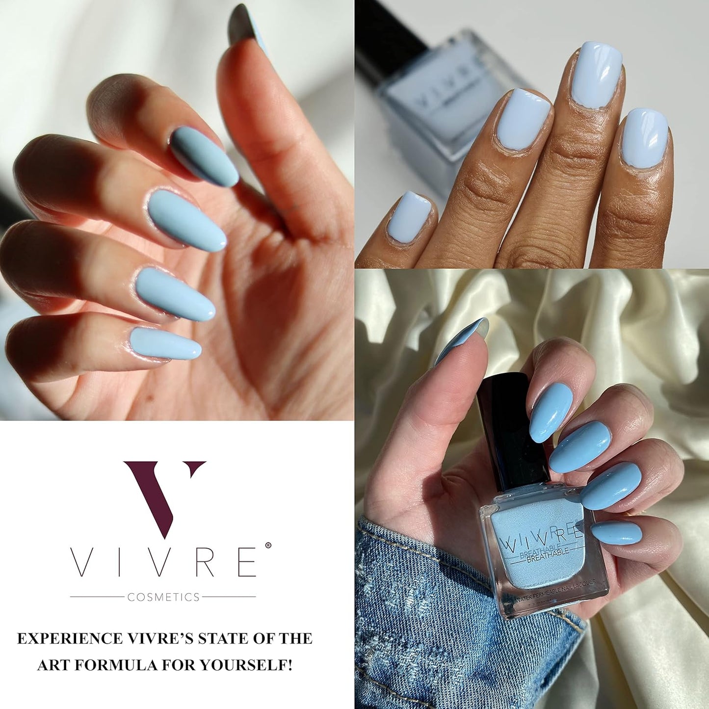 VIVRE Cosmetics Nail Polish - Quick Dry, Shiny, Halal, Vegan, Non-Toxic for Women and Girls - Long Lasting, Certified Breathable and Water Permeable - Ferris Wheel Affair