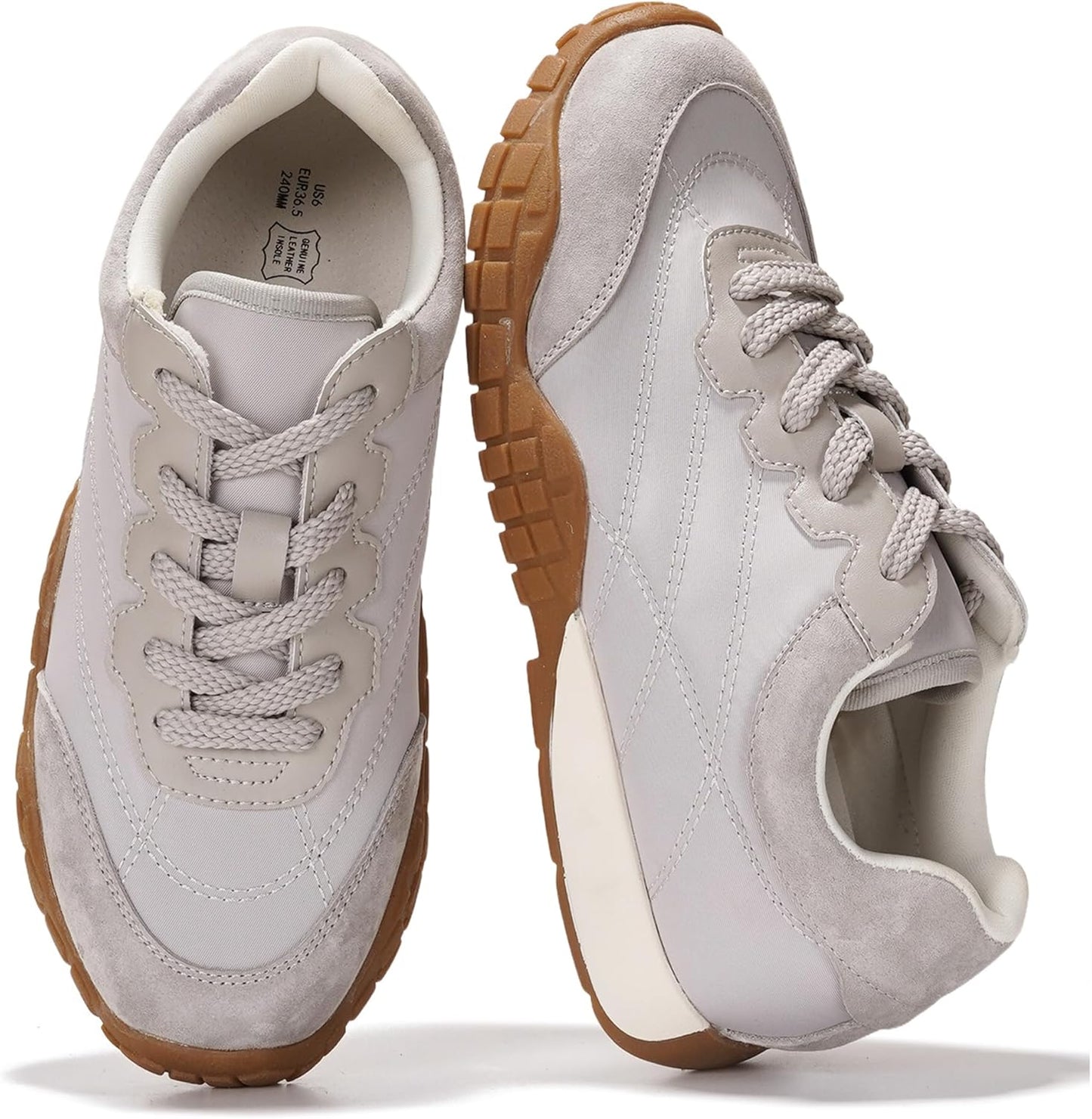 Project Cloud Sneakers for Women - Lightweight with Memory Foam Insole Womens Sneakers - Walking Shoes Women Footwear - Womens Shoes (Donna Hitop)