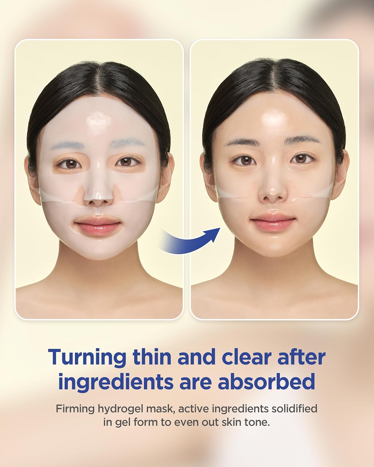 CKD Retino Collagen Pore Elasticity Mask with Vita C Teca Blemish Shot Mask - Hydrogel Anti-aging Face Sheet Mask Tightens Pores, Elasticity, Firmness - Relief for Dark Spots & Blemishes, 10 Sheets