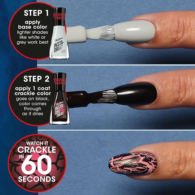 Sally Hansen Insta-Dri x Stranger Things Nail Polish, Melting, 0.31oz
