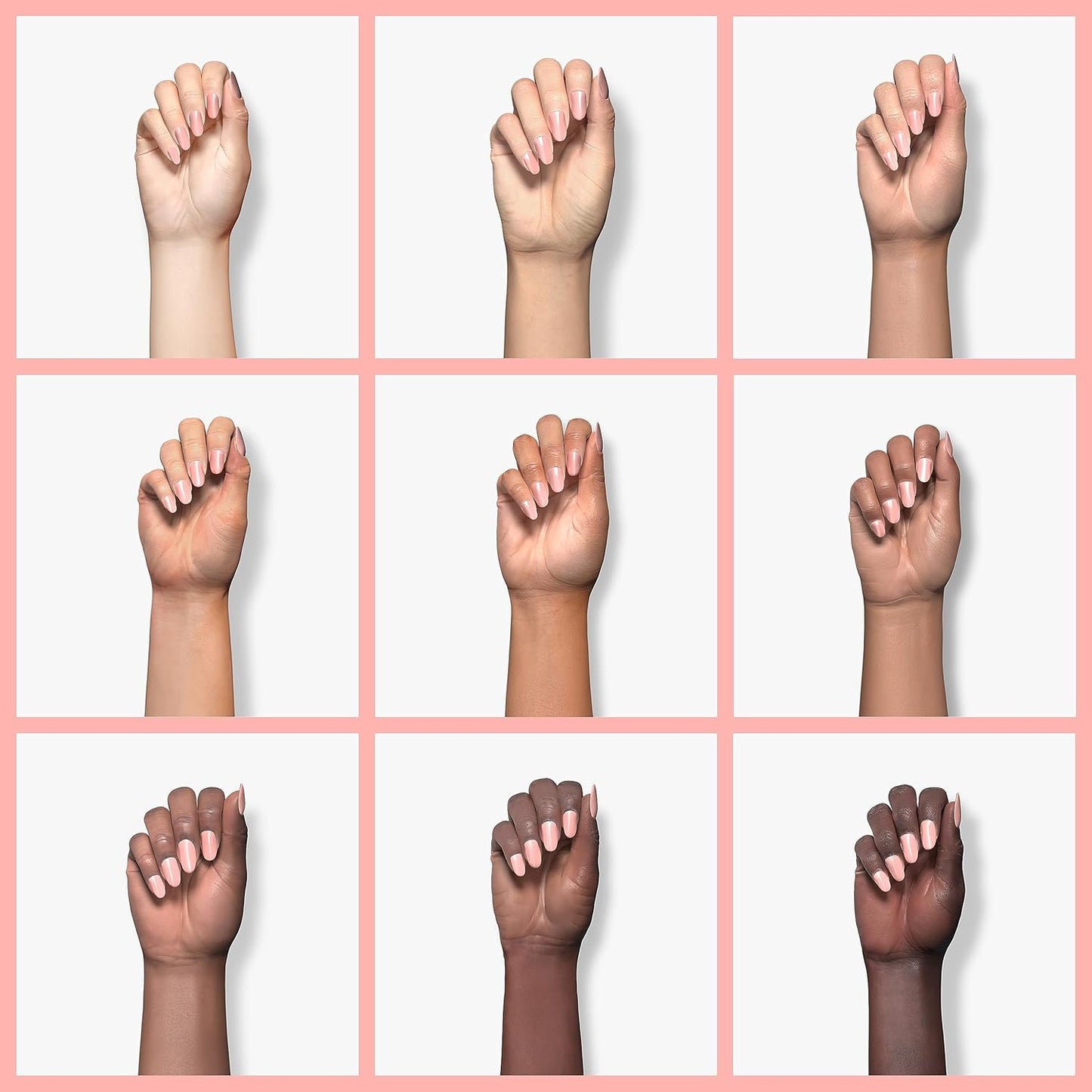 ella+mila Professional, Quick Dry, Long-Lasting & Chip-Resistant Pink Nail Polishes (Barely Pink - 0.45 fl oz)