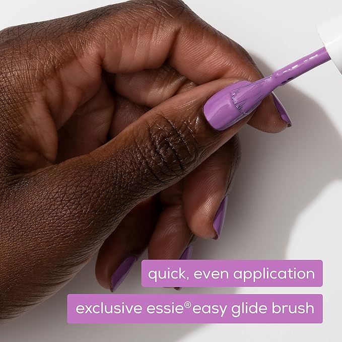 essie Nail Polish, Salon-Quality Cool Light Gray Nail Polish, Vegan, Cut It Out, 0.46 fl oz
