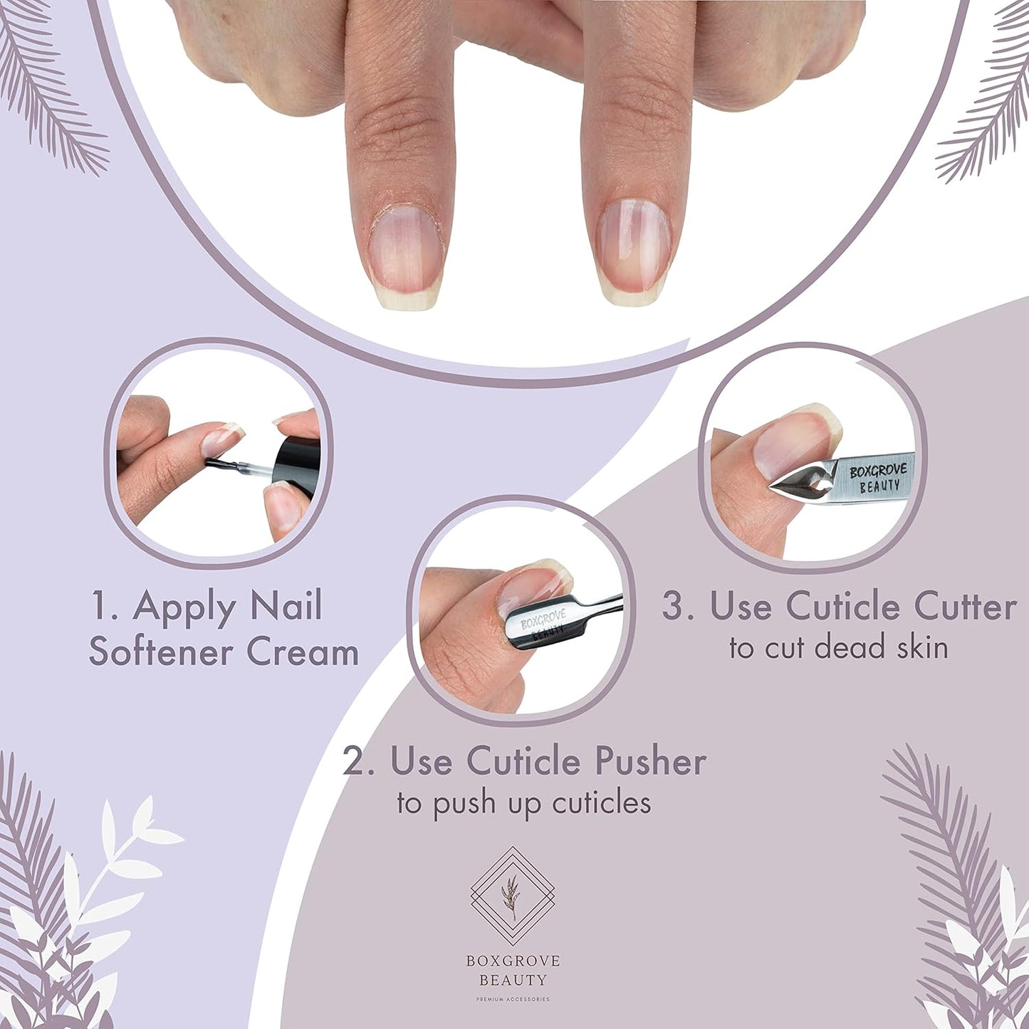 Professional Cuticle Cutter Trimmer Manicure Tools with Double Spring– Perfect Nail Care Tool for Manicure & Pedicure Beauty at Home/Spa/Saloon