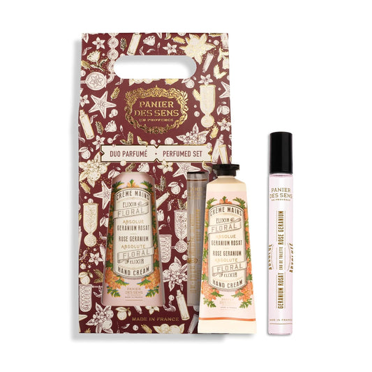 Panier des Sens- Hand Cream 1 Fl Oz (Geranium Duo Set)