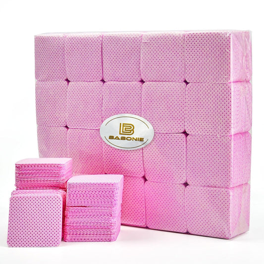 2000PCS Lint Free Nail Wipes for Gel Nail Polish Absorbent Soft Gel Nails Wipes Eyelash Extension Glue Nail Cleaning Pads for Nails Art Supplies