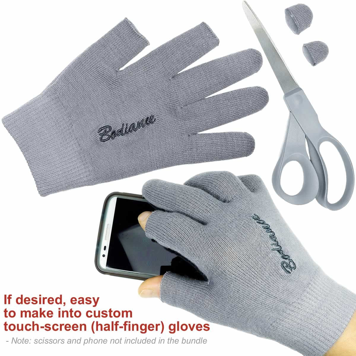 O'Keeffe's Working Hands Cream & Gloves Bundle: Unscented, Non-Greasy 3.2 oz. Cream, Gel Moisturizing Gloves (1 pair, Gray)
