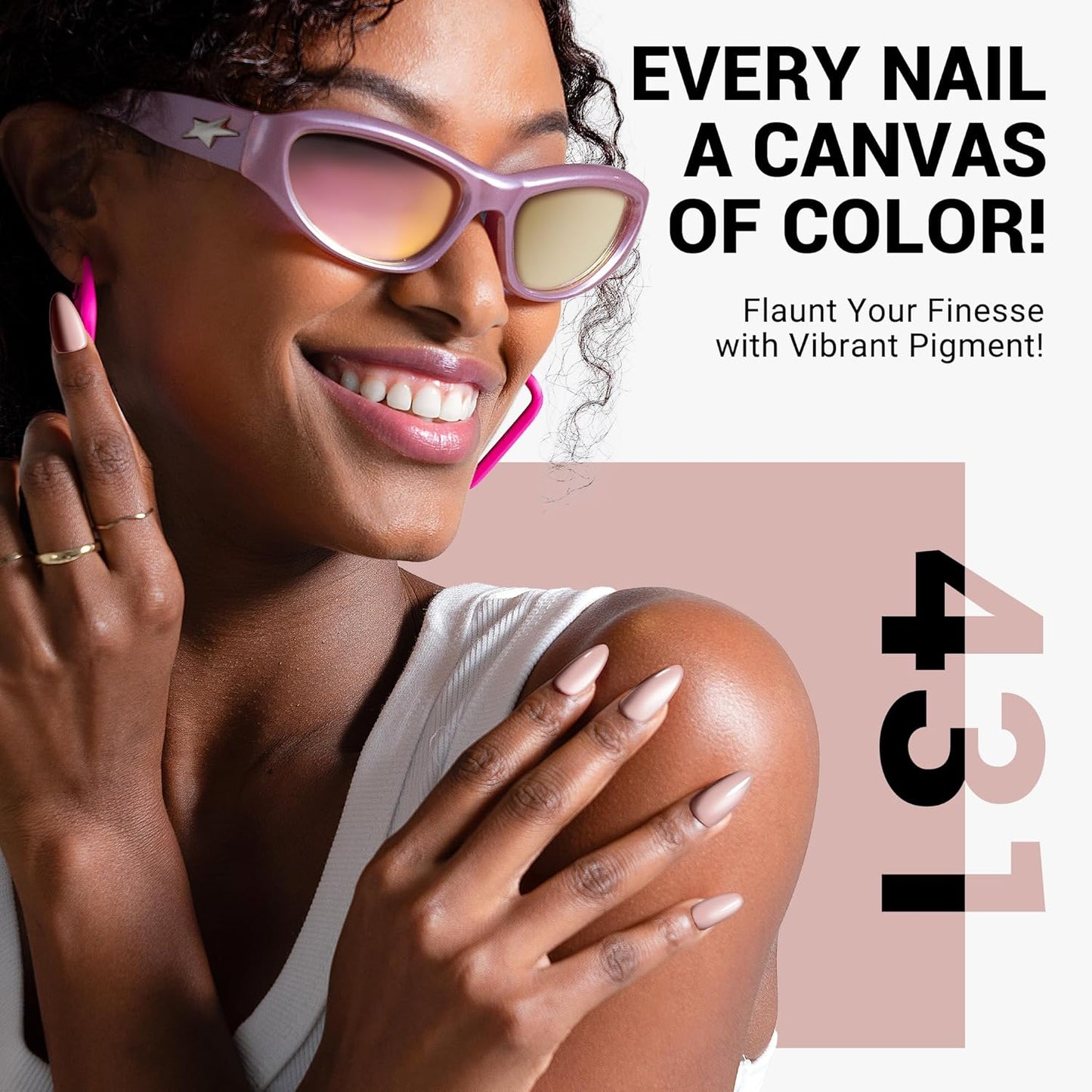 MelodySusie Thick Nude Gel Nail Polish,0.5fl oz Pink Nails Soak Off UV LED Neutral Nude Gel Polish Christmas Gift for Women Nail Art Manicure Salon DIY Nail Design Decoration at Home-431