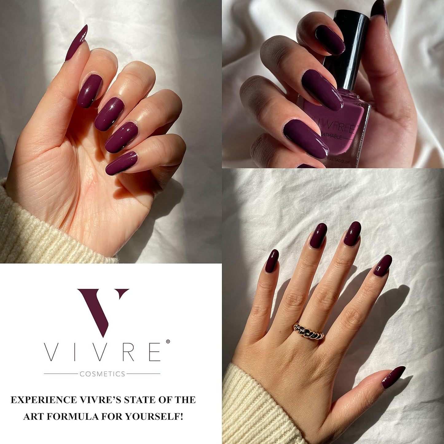 VIVRE Cosmetics Quick Dry Shiny Halal Nail Polish For Girls, Vegan Non Toxic Long Lasting, Certified Breathable and Water Permeable - Under the Stars