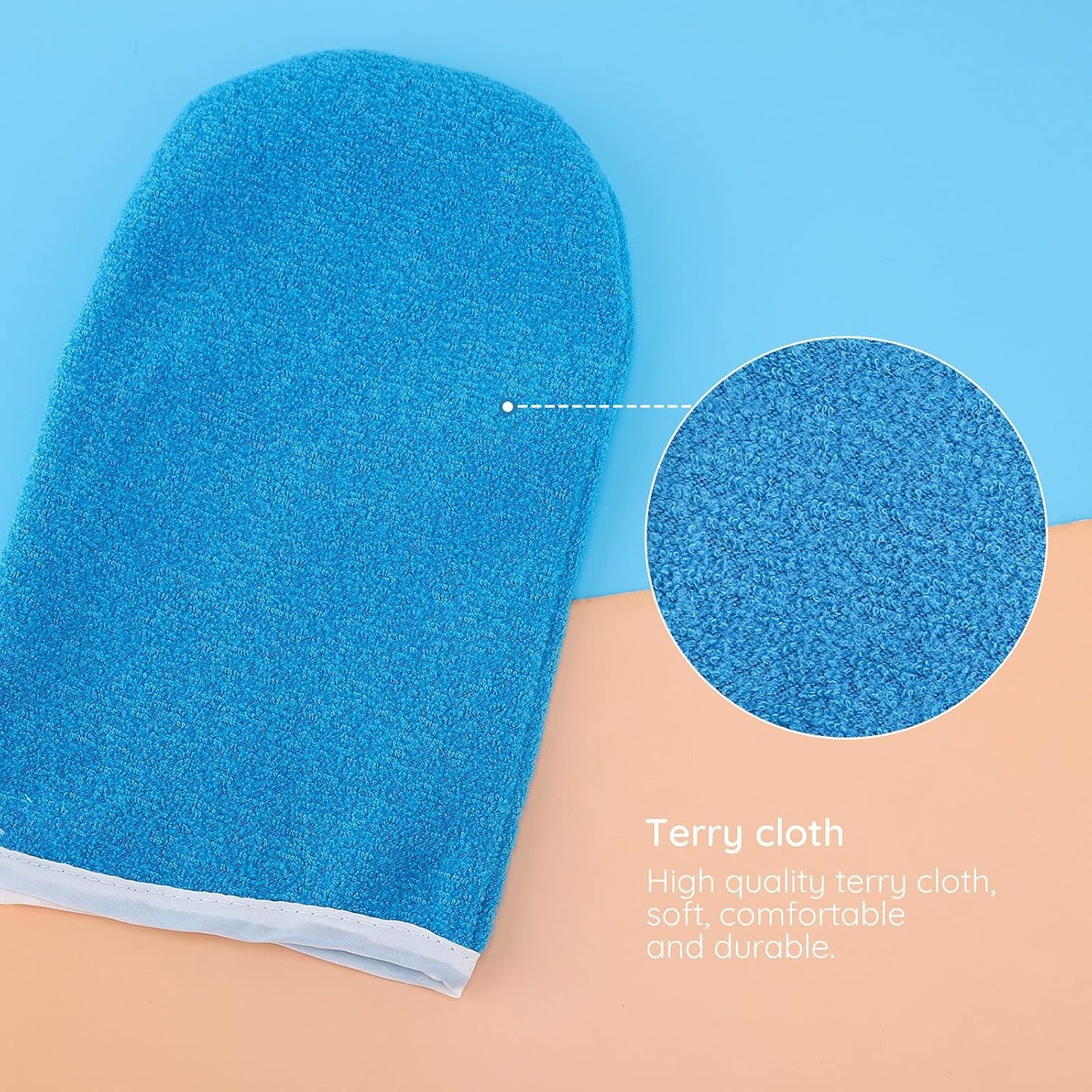 Paraffin Wax Gloves & Booties, Segbeauty Paraffin Heated SPA Mittens Foot Liners, Gloves & Socks for Hot Wax Hand thera-py Bath Thermal Treat-Ment Home DIY SPA Wax Warmer Paraffin Wax Machine Blue