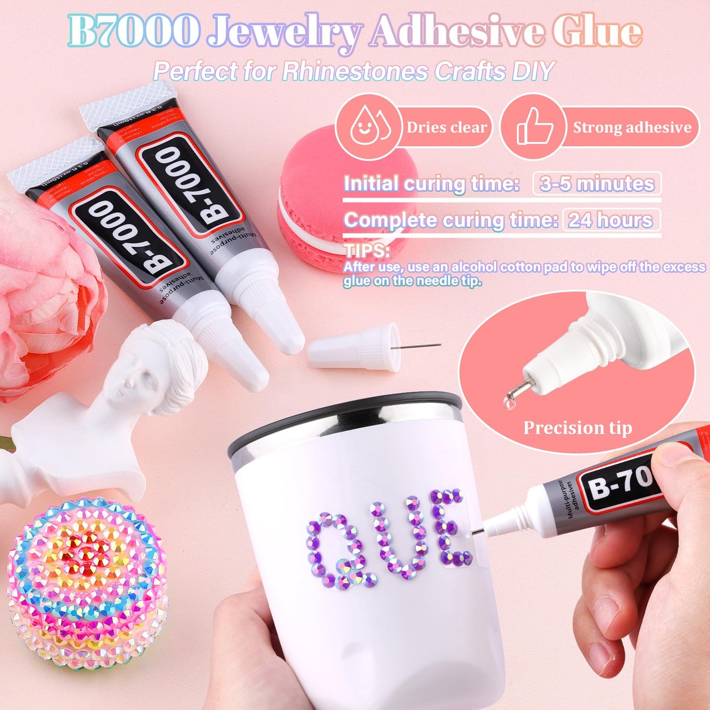 30000Pcs Resin Rhinestones for Bedazzling with B7000 Jewelry Glue, Dark Purple AB Flatback Gems Rhinestones for Crafting, Clothing Tumblers Mugs Shoes Fabric Decor Nail Art