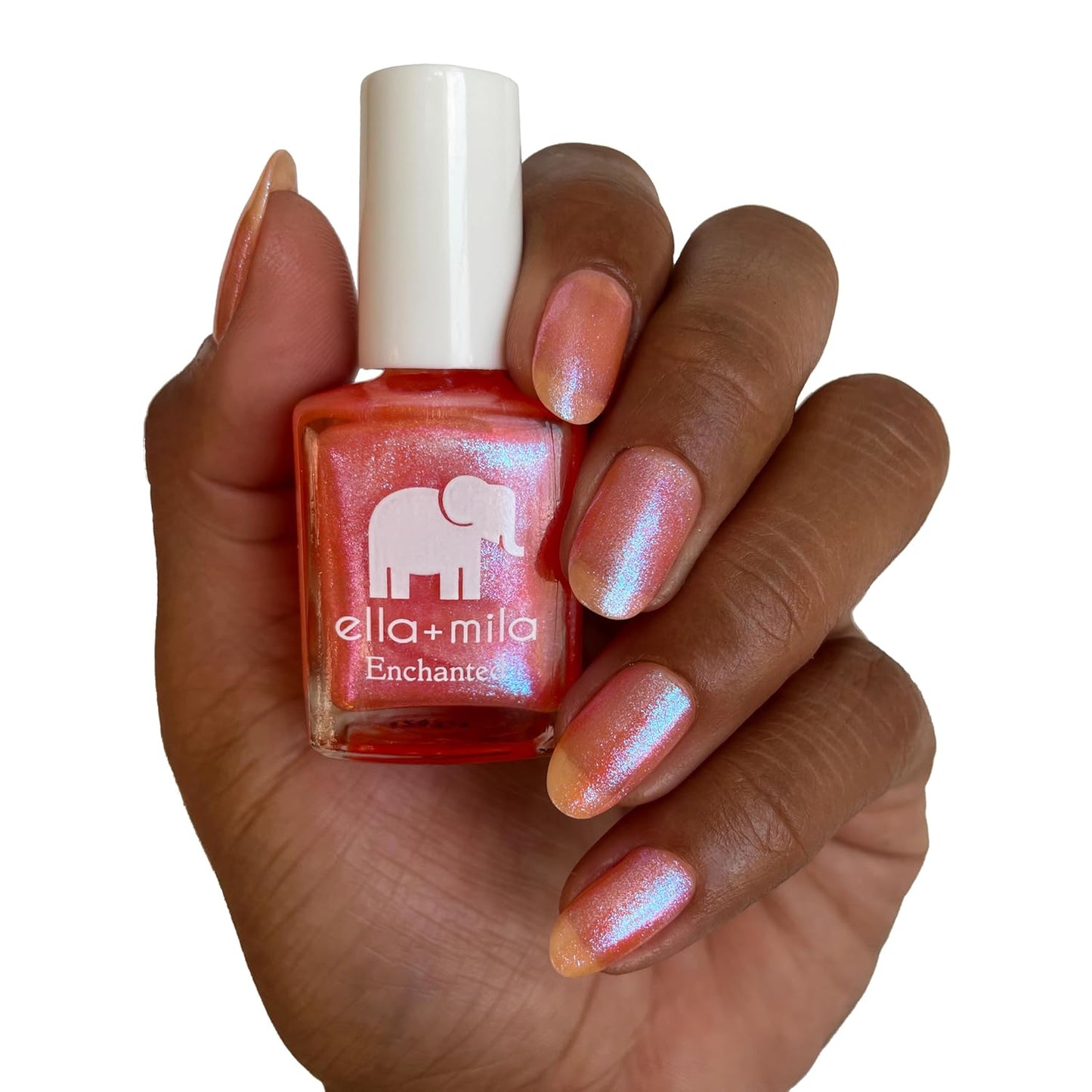 ella+mila Professional, Quick Dry, Long-Lasting & Chip-Resistant Pink Nail Polishes (Aurora Lights - 0.45 fl oz)