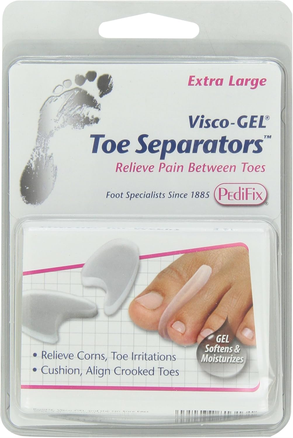 Pedifix Visco-gel Toe Separators, 1 Count