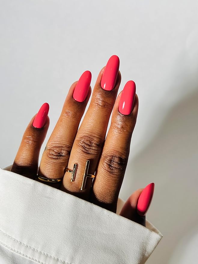LONDONTOWN Blush Red Crème Nail Polish, Flushed Cheeks lakur, Vegan Chip-Resistant Long-Lasting Nail Lacquer, 40 fl oz (Pack of 2)