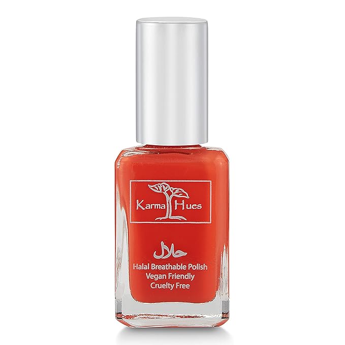 Karma Naturals Certified Halal Nail Polish - Breathable & Water Permeable, Wudu Friendly (Aaleyah)