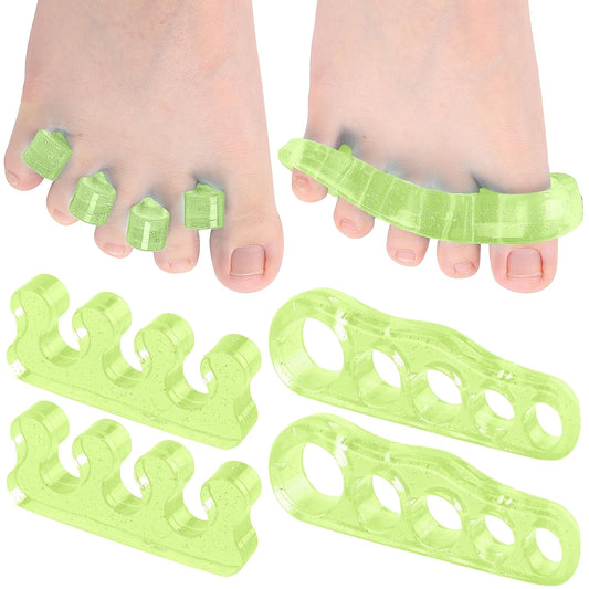 Dr. JK- ToePal Gel Toe Separator, 4 Pairs, Toe Spacers, Bunion Corrector, Christmas Gifts