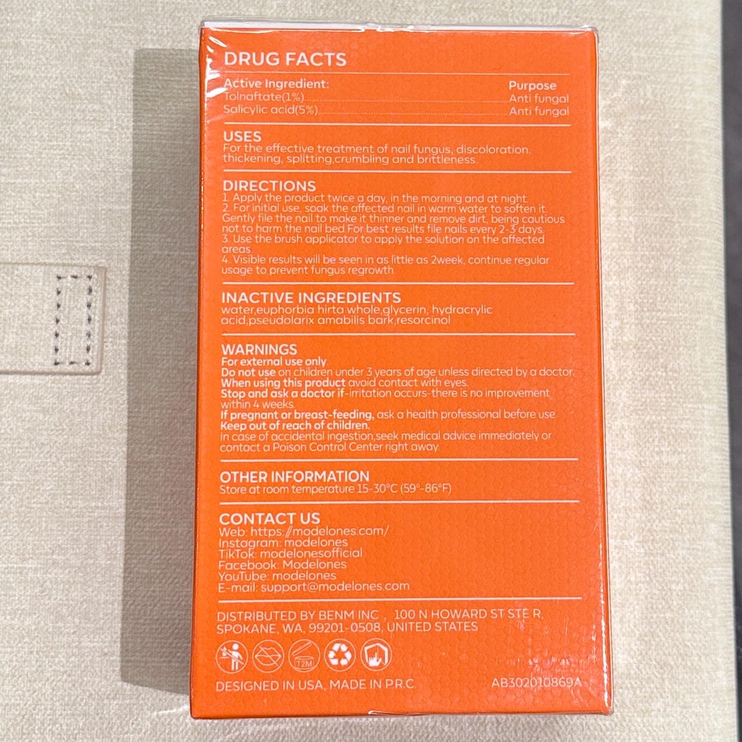 modelones Toenail Fungus Treatment Extra Strength 7days Nail Fungus Treatment for Toenail and Fingernail With Brushes Head Nail Repair for Damaged Nails Antifungal Nail Polish 30ML 1Fl Oz